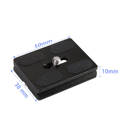 Wholesale Slr Quick Release Plate Camera Aluminum Alloy Pu60 Base Ptz Pu Base Plate Universal Quick Release Plate Quick Release Seat