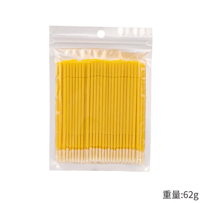 New wholesale long head cotton swab eyelash tattoo nail cleaning cotton swab eyelash disposable long thread cotton swab