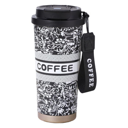 Overlord Tea Ji Tongyi Thermos Cup 316 Stainless Steel Lily-in-the-valley Coffee Cup Portable Car Double Drinking Gift Water Cup