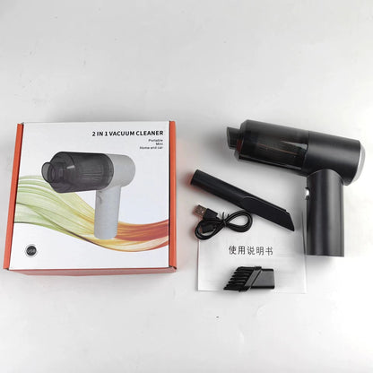 Car Vacuum Cleaner with Super Strong Suction, High Power, Wireless Charging, Smart, Portable, Desktop, Handheld, Small, Powerful Vacuum Cleaner