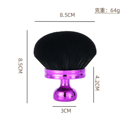Cross-Border Multifunctional Mushroom Head Body Brush for Loose Powder Setting Makeup Brush Soft Bristle Portable Set Factory Direct Supply