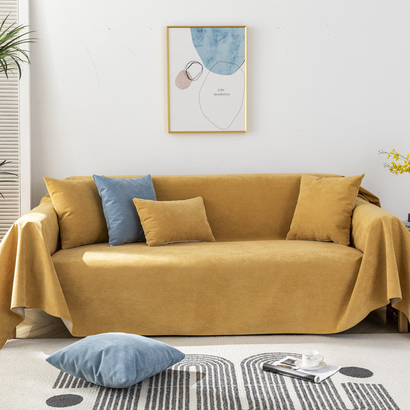 Four Seasons Universal Waterproof Sofa Towel Urine-proof Cat-scratch-proof Sofa Cover Cloth Towel Chenille Non-slip Non-sticky Sofa Cover