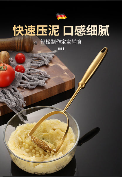 Stainless steel sweet potato masher household potato press kitchen tool manual multi-function masher potato press