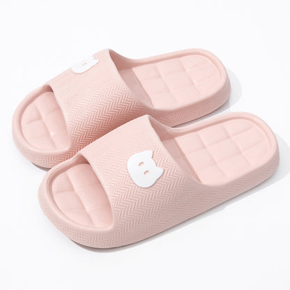 Stepping on excrement feeling sandals and slippers women's summer new home non-slip bathroom home men's eva cool tray factory wholesale cross-border