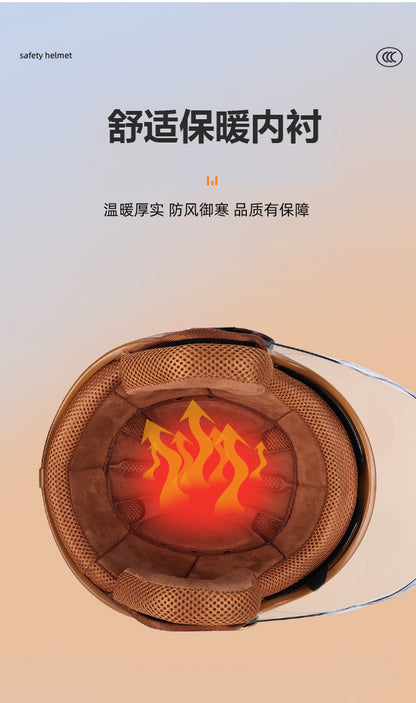 3c certified motorcycle helmet electric car helmet Harley universal battery car Four Seasons universal personality half helmet