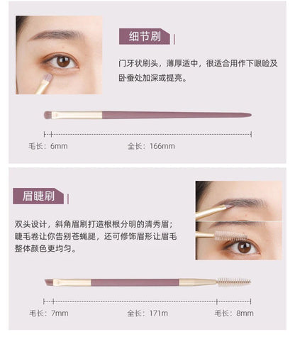 Cangzhou Little Purple Potato Makeup Brush Set Loose Powder Brush Eyeshadow Brush Foundation Brush Portable Beauty Brush Makeup Tools