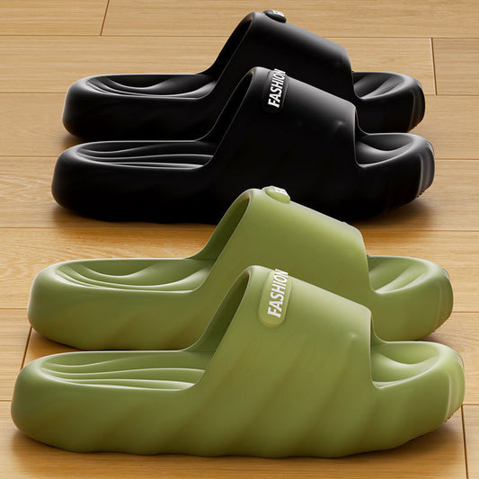 Women's Summer New Style Slippers for Couples, Thick-Soled Indoor Bathroom Anti-Slip and Odor-Resistant Slippers for Men to Wear Outside by PDG ibma