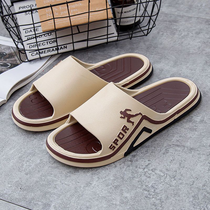 Men's Slippers Summer New Thick Bottom Non-Slip Home Indoor Couple Household Sandals and Slippers Men's Summer Outfit