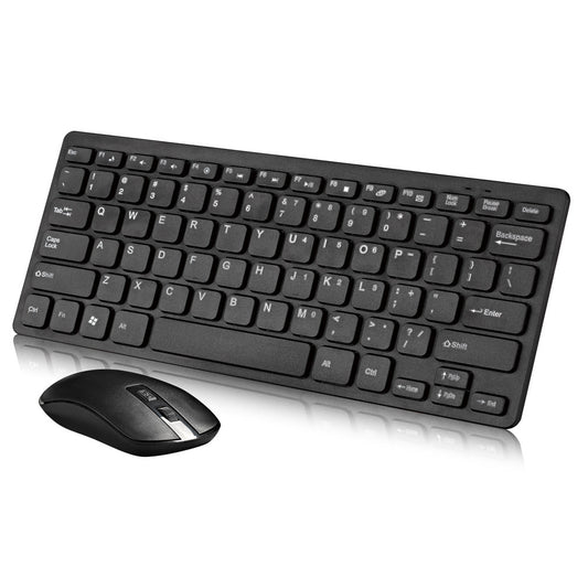 2.4G Mini Wireless Keyboard Mouse suit 78 Key Portable Laptop Desktop Computer Wireless Keyboard Home Keyboard by PDG ibma