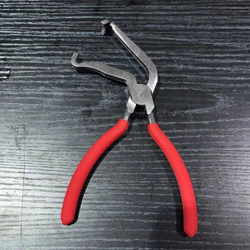 Red and black elbow 60 degree power-off pliers bolt pliers multi-purpose pliers car oil pipe separation harness pliers cross-border pliers