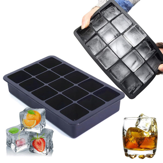 15 even square ice cube ice cube film with food grade silicone ice cube easy demoulding ice box for summer drinks by PDG ibma