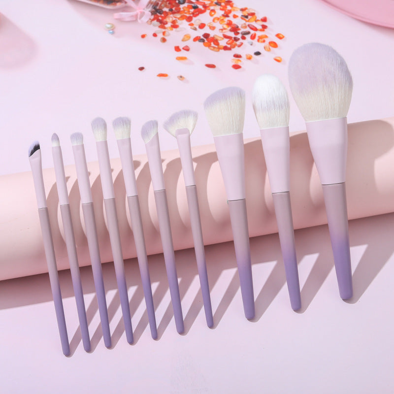 Cangzhou Little Purple Potato Makeup Brush Set Loose Powder Brush Eyeshadow Brush Foundation Brush Portable Beauty Brush Makeup Tools