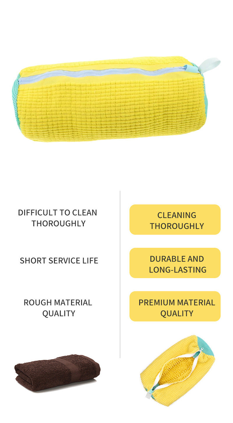 New Lazy Cross-Border Shoe Brush Bag, Special Shoe Washing Bag for Washing Machine, Anti-Deformation, No Harm to Hands, Household Machine Washable Shoe Care