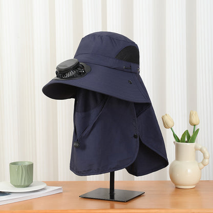 New Sun Hat for Men and Women in Summer, Uv Protection, Neck Protection, Sun Protection, Solar Fan Hat, Outdoor Mountaineering Fisherman Hat