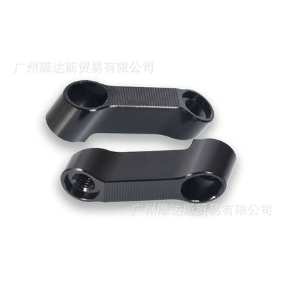 Motorcycle electric vehicle rearview mirror accessories modification forward transfer adapter extension base screw bracket widened bracket