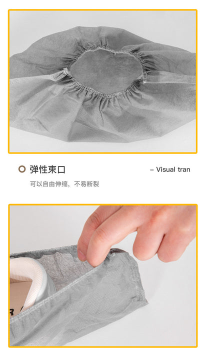 【Factory】Disposable Shoe Covers and Foot Covers, Thickened Version, Non-Slip, Wear-Resistant, Dust-Proof, for Indoor Home Use, Thick Non-Woven Fabric, Wholesale