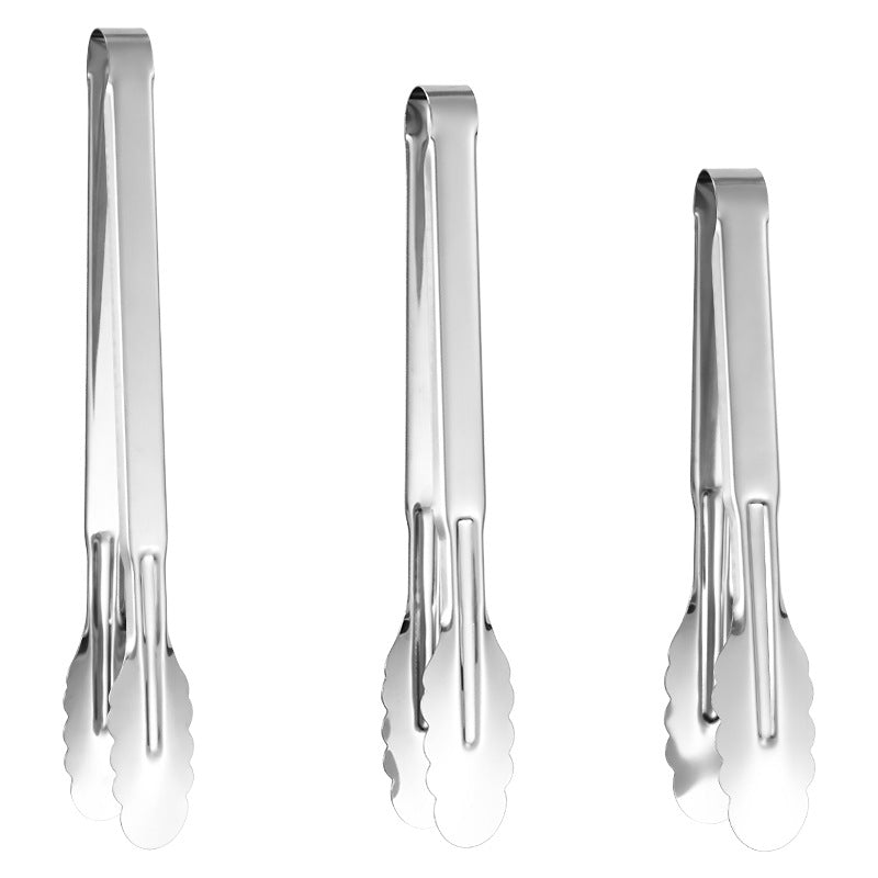 Stainless Steel Food Clip Kitchen Anti-scalding Bread Clip Outdoor Barbecue Clip Buffet Steak Food Clip