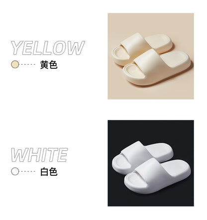 Korean Style Non-Slip Soft-Soled Eva Slippers for Women in Summer Bathroom Bathing Couples Thick-Soled Home Sandals