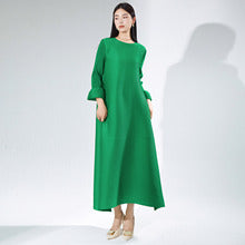 Miyake Hot Selling Dress Commuting Women's Summer Design Niche Drape Temperament Fashionable Elegant Tassel Midi Skirt