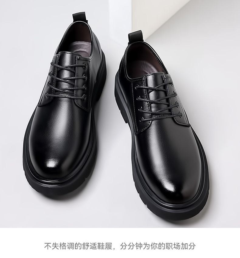 [100% full cowhide] special clearance processing leather shoes men's shoes genuine leather soft bottom non-slip business casual shoes