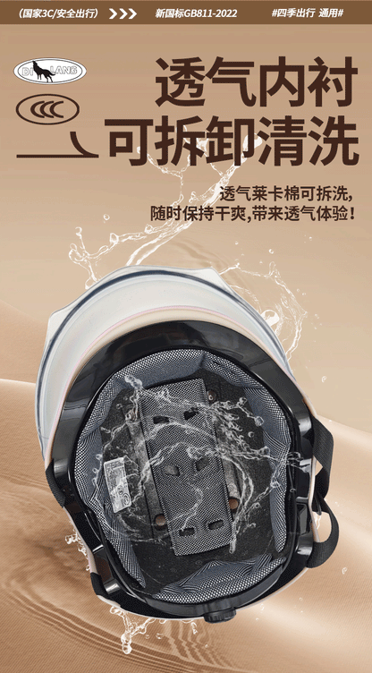 3C Certified Electric Vehicle Helmet for Men and Women Battery Motorcycle 2025 New Summer Half Helmet All-Season Safety Helmet