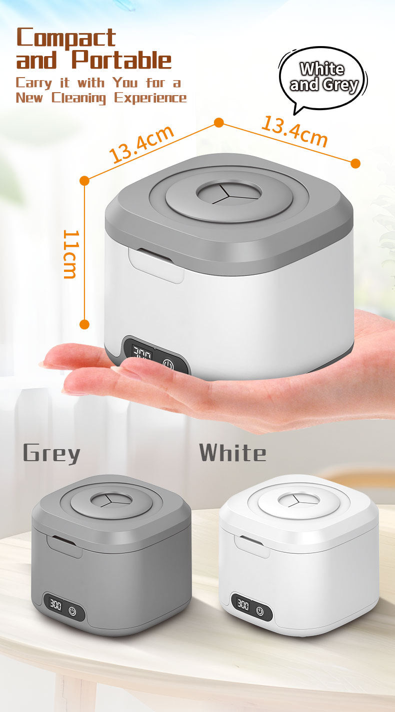Cross-Border Amazon Ultrasonic Denture Cleaning Machine Uv Ultraviolet Ultrasonic Cleaning Machine Household Jewelry Braces