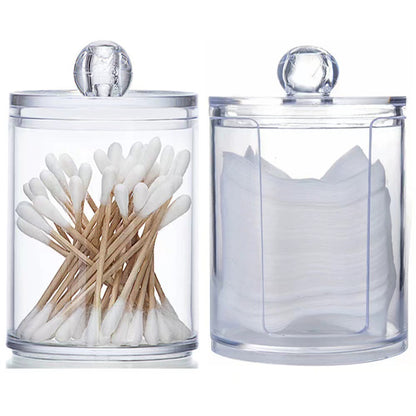 [Free combination exclusive] cotton swab storage box makeup remover cotton storage tank toilet cosmetics finishing storage box