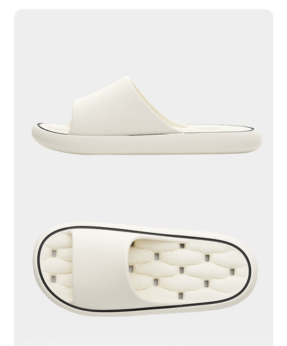 Leakage bathroom slippers ladies summer 2025 new indoor home non-slip bath quick-drying non-stinky feet sandals men
