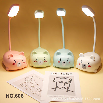 Factory direct creative cute girl heart mini small table lamp led bedroom bedroom bedside eye protection night light