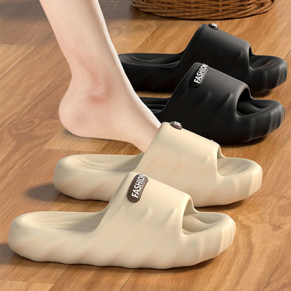 Women's Summer New Style Slippers for Couples, Thick-Soled Indoor Bathroom Anti-Slip and Odor-Resistant Slippers for Men to Wear Outside