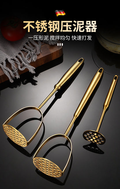 Stainless steel sweet potato masher household potato press kitchen tool manual multi-function masher potato press