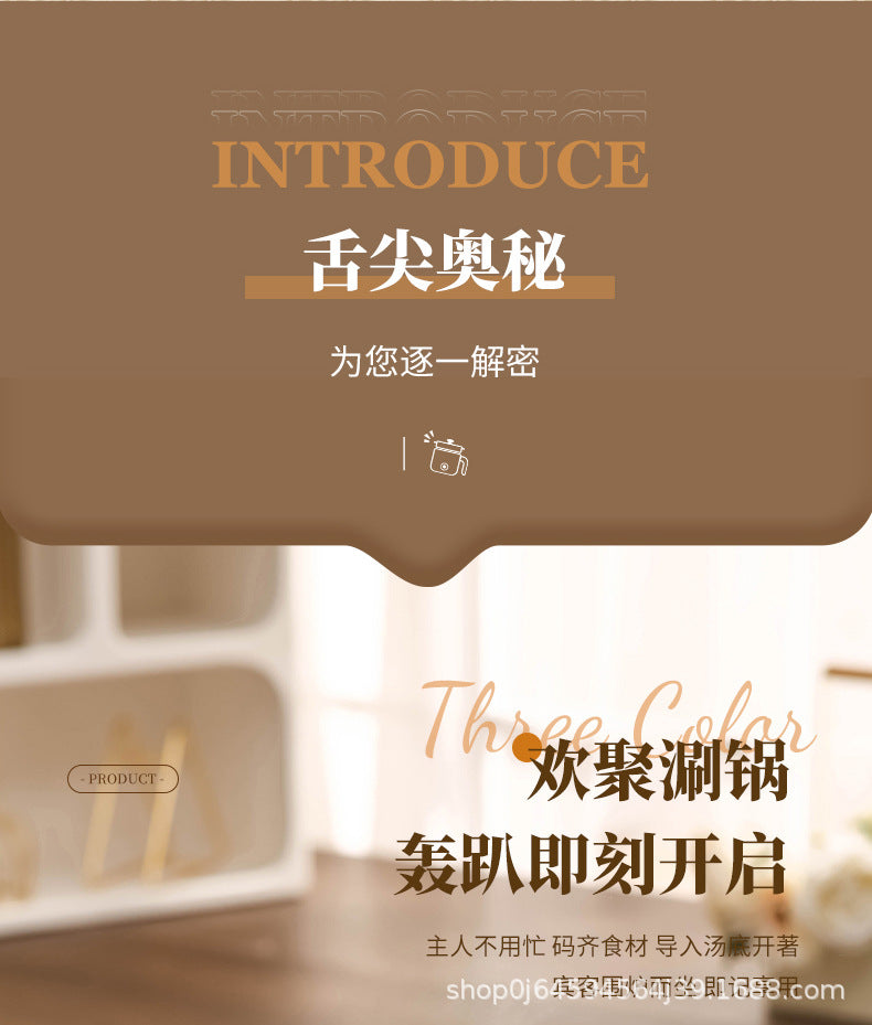 Electric Cooking Pot Student Home Kitchen Dormitory Multi-functional Electric Wok Integrated Pot Non-stick Pot Noodle Cooking Porridge Electric Hot Pot