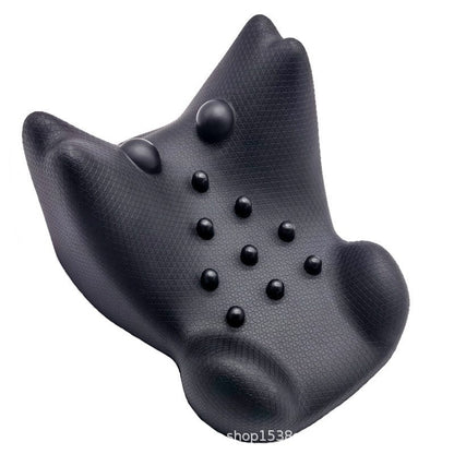 Cross-Border Supply of Pu Self-Skinning Massage Pillow, Straightening, Special Sleep Aid, Cervical Spine Pillow, Acupoint Neck Pillow
