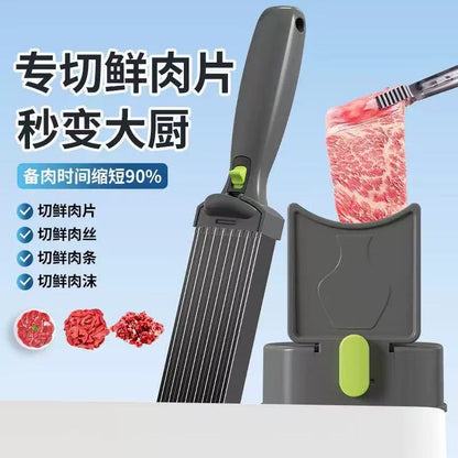 Cross-border Meat Slice Artifact Household Slice Cut Shredded Meat Diced Meat Foam Kitchen Manual Fresh Meat Slice Machine Multifunctional