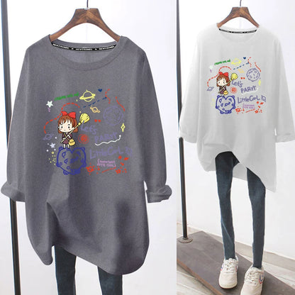 Breastfeeding Top Autumn Base Shirt Hot Mom's Out-of-the-way Breastfeeding Long-sleeved T-shirt for Spring and Autumn Postpartum Breastfeeding Clothes