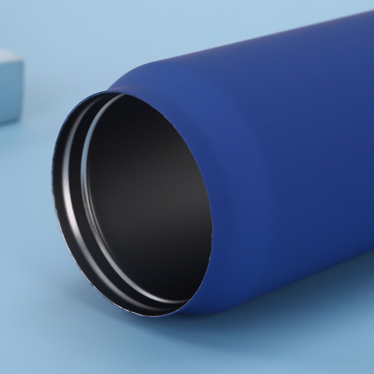 New Style 304 Stainless Steel Thermos Outdoor Portable Cans Lanyard Accompaniably Cups Solid Color Household Straight Water Cup