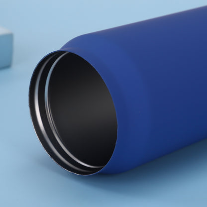 New Style 304 Stainless Steel Thermos Outdoor Portable Cans Lanyard Accompaniably Cups Solid Color Household Straight Water Cup