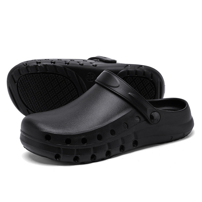 Wholesale Chef Shoes, Non-Slip Kitchen Shoes, Work Shoes, Oil-Proof, Waterproof, Wear-Resistant Safety Shoes, Protective Shoes, Toe-Toe Labor Protection Shoes
