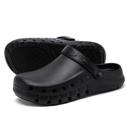 Wholesale Chef Shoes, Non-Slip Kitchen Shoes, Work Shoes, Oil-Proof, Waterproof, Wear-Resistant Safety Shoes, Protective Shoes, Toe-Toe Labor Protection Shoes