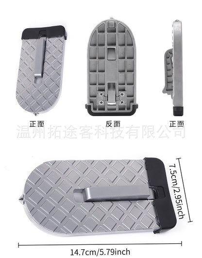 Car Assist Pedal for Climbing onto the Roof, Door Pedal, Car Door Step, Lightweight and Foldable