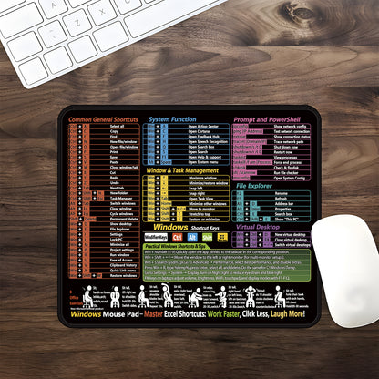 Excel English Shortcut Keys Cross-Border Mouse Pad Customized Ip Office Large Computer Notebook Special Small Table Pad