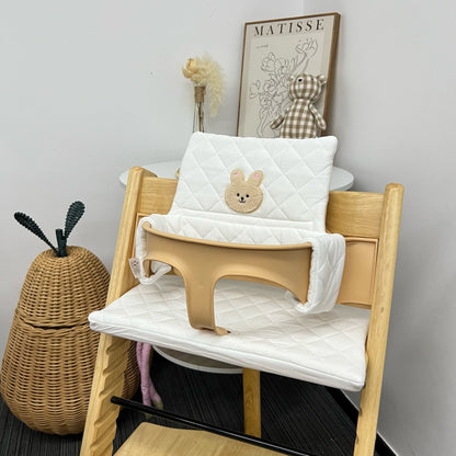 Ins Nordic Style Baby Dining Chair Children's Growth Chair Cushion Baby Dining Chair Cushion Waterproof and Urine-proof Sitting
