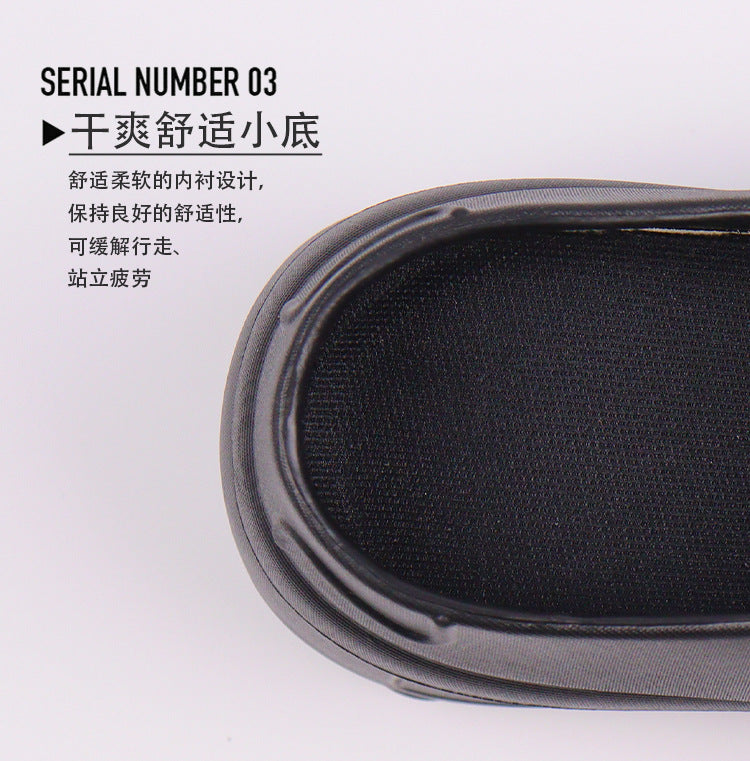 Foreign Trade Cross-Border Chef Shoes, Outdoor Casual Shoes, Comfortable Platform Sole, Wear-Resistant, Non-Slip, Thick-Soled Slippers for Men and Women, Eva