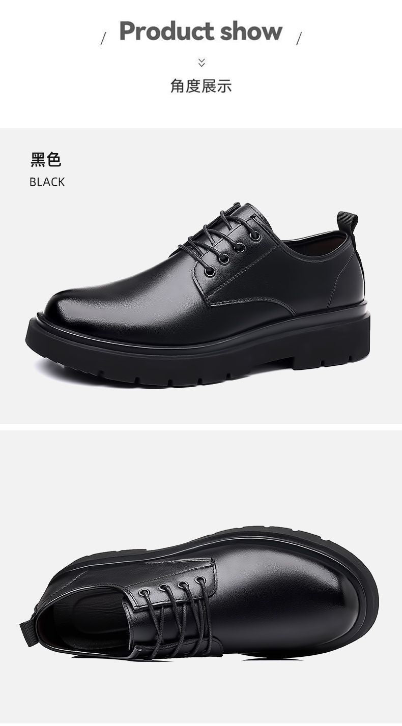[100% full cowhide] special clearance processing leather shoes men's shoes genuine leather soft bottom non-slip business casual shoes