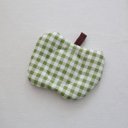 Meizuo Elements Korean-Style Ins-Style Apple Quilted Coasters Fabric Tea Coasters Cute Anti-Scalding Mats Factory Direct Sale