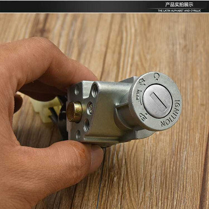 Motorcycle TBT110 power lock electric door lock set lock curved beam car Tianma Car lock ignition key switch accessories