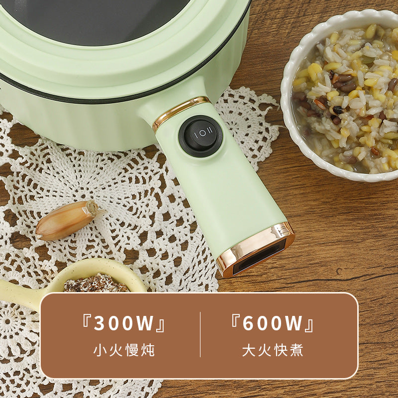 Electric Wok Hot Pot Noodles Mini Electric Cooking Pot Non-stick Multi-functional Electric Pot Student Dormitory Small Electric Pot for Home