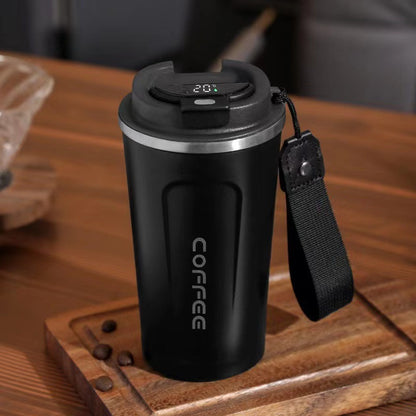 Overlord Tea Ji Tongyi Thermos Cup 316 Stainless Steel Lily-in-the-valley Coffee Cup Portable Car Double Drinking Gift Water Cup
