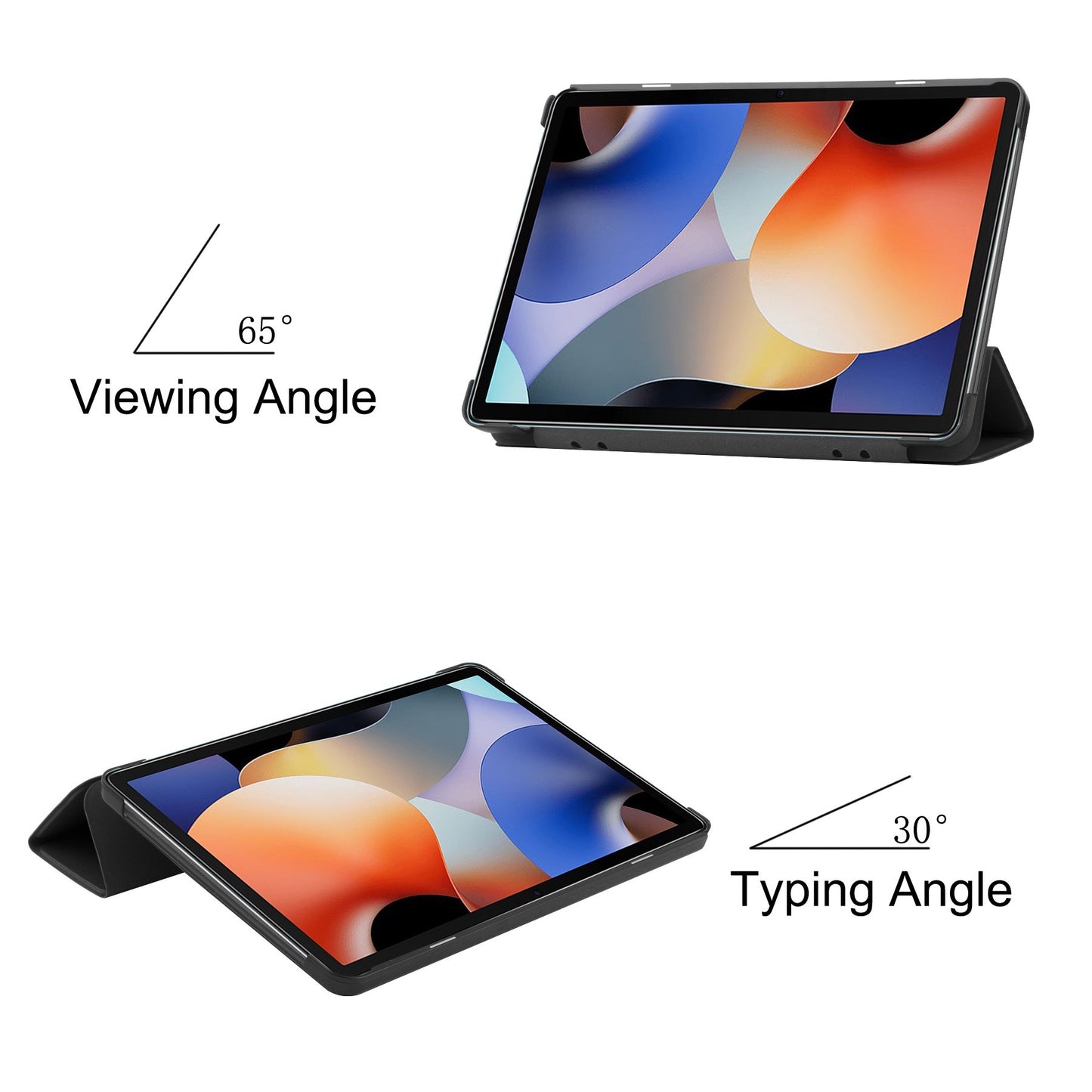 in stock Blackview OSCAL Pad 10 Original Protective Case OSCAL Pad10 Drop-resistant Leather Case