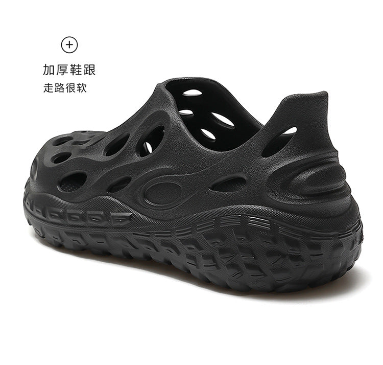 Croc Shoes Men's Summer Outer Wear for Commuting and Driving 2025 New Popular Anti-Slip Summer Eva Sandals That Feel Like Stepping on Shit